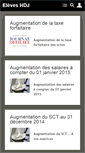 Mobile Screenshot of eleves-huissierjustice.fr